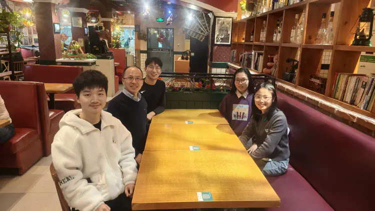 Welcoming dinner for Yuyu and Chaoyang
