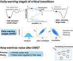 Early-warning signals of critical transition: Effect of extrinsic noise